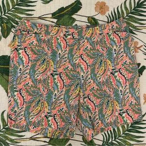 Talbots Perfect Short Size 20W NWT paisley print